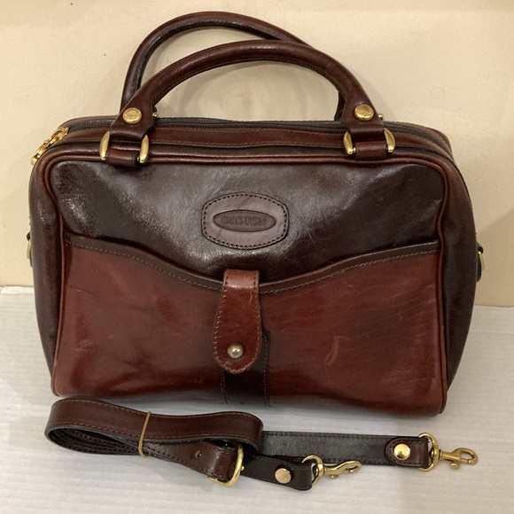 OROTON SYDNEY GENUINE LEATHER SATCHEL CROSS BODY SHOULDER...
